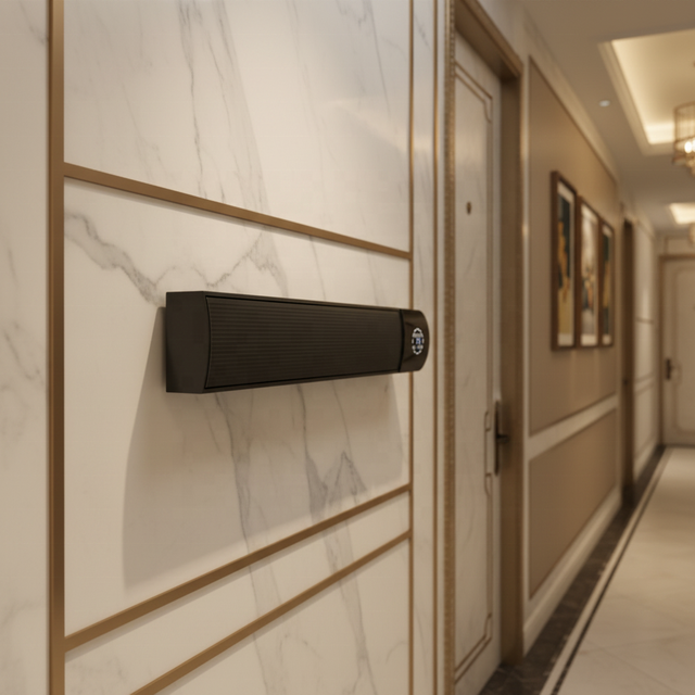 Hot Sale Intelligent Remote Control 2400W IP44 Freestanding Wall Mounted Far Infrared Heater