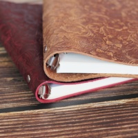 Personnalisable 2025 Vintage Mini Journal Notebook Planner Faux cuir et couverture en PU à feuilles mobiles pour un usage professionnel ou personnel