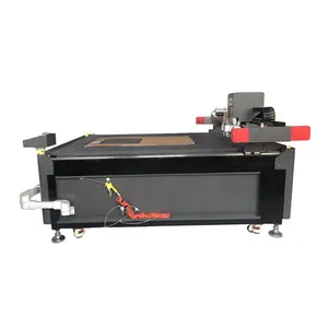 Double Head Flat Plotter Cutter Vibrating Knife Genuine Leather Cutting Machine for PVC Inflatable