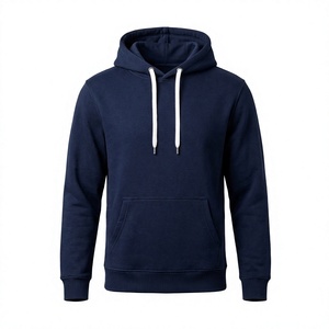 Custom Logo Embroidered 100% Cotton Fleece Pullover <b>Hoodie</b> <b>Plain</b> Blank High Quality Regular Fit Heavyweight ODM Unisex - Product Image 1