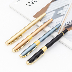 <span class=keywords><strong>Stylo</strong></span> Roller de Luxe en Métal <span class=keywords><strong>avec</strong></span> Finition Dorée, Logo Personnalisé Gravé au Laser, <span class=keywords><strong>Stylo</strong></span> Bille pour Signature Professionnelle, Cadeau Promotionnel de Bureau - Product Image 4