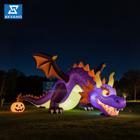 Sculpture géante de dragon gonflable Publicité commerciale Décoration Accessoires de scène