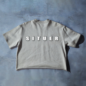 เสื้อยืดโลโก้ออกแบบได้ตามต้องการสำหรับผู้ชายเสื้อยืดลายกราฟิกแนวสตรีทเทอร์รี่280กรัมมีน้ำหนักมาก131 - Product Image 2