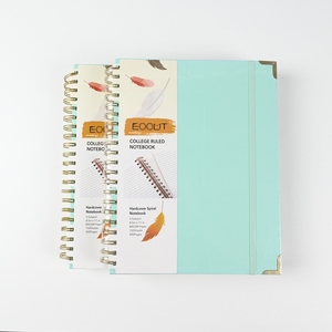 <span class=keywords><strong>A4</strong></span> xoắn ốc ràng buộc văn phòng 150 Sheets máy tính xách tay với Gia Cố Góc bảo vệ và đàn hồi ban nhạc đóng cửa sử dụng 100gsm giấy - Product Image 1