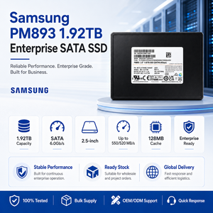 For PM893 MZ7L31T9HBLT 1.92TB Enterprise SSD 2.5" 6Gb/s V-NAND TLC 550MB/s Read Data Center Server <b>Hard</b> <b>Drive</b> Genuine Original S - Product Image 4