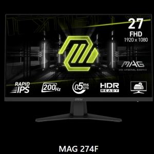 Monitor para Juegos CN MSI MAG 274F 200Hz 0.5ms PS Display HDR para PC de Escritorio - Product Image 6