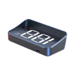 M2 Auto misuratore GPS HUD Head Display 5 pollici LCD LED proiettore parabrezza in vetro Plug Play OBD2 tachimetro con funzione orologio - Product Image 4