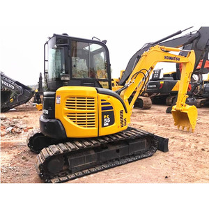 Excavadora Usada Komatsu PC55MR de 5.5 Toneladas con Cucharón de 0.2m³, Marca Japonesa Original, Mini Excavadora de Construcción, Pocas Horas de Uso, Certificación CE - Product Image 3