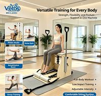 Silla de Pilates Profesional Velos de Madera de Arce, Silla de Estabilidad Ajustable de Alta Calidad y Duradera para Uso en Estudio