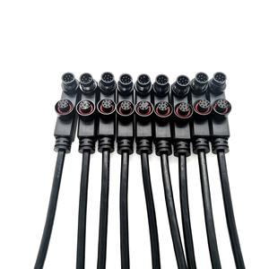 F-tipi su geçirmez konnektör erkek dişi fiş <span class=keywords><strong>2</strong></span> pin 3pin 4pin 5pin 6pin 7pin 8pin ara kablosu - Product Image 1