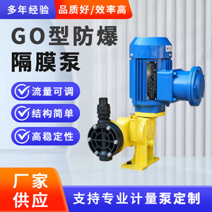 Bomba Dosificadora Eléctrica de Diafragma Mecánica Go, Entrada de 0.5, 1.5 Lpm, Cabezal de 12 M, para Tratamiento de Residuos - Product Image 3