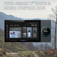 Tuya Smart 7 pouces IPS Android PC Source d'alimentation électrique contrôle central multifonction pour hôtels avec intégration de musique vocale