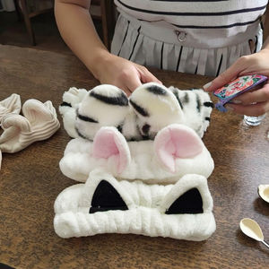 Bandeau élastique pour hommes et femmes se baignant pour le lavage du visage Application de maquillage Spa Utilisation Absorption de la sueur Yoga - Product Image 2