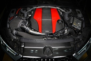 2017 di tubo di aspirazione in fibra di carbonio reale OEM a secco per Audi S4/S5/RS4/RS5 B9 B9.5 A6 A7 S6 S7 (C8) 2.9T/3.0T di copertura del motore - Product Image 2