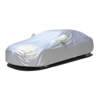 Accessoires de voiture Housse de voiture universelle Imperméable Coupe-vent Protection solaire Protection contre les intempéries Anti-rayures PEVA avec coton