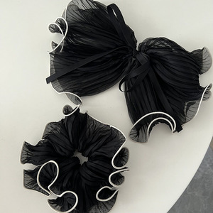 Phụ Nữ Cô Gái Tóc Scrunchies Hoa Lớn Scrunchies Gấp Lớn Bow Tóc Clip Top Clip Lớn Tóc Đuôi Ngựa Đầu Mảnh Mùa Xuân Clip Set - Product Image 4