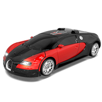 Coche Robot Transformable con Control Remoto - Sensor de Gestos, Deformación con una Sola Tecla, Juguete de Vehículo, Regalo para Niños y Niñas