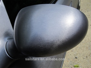 Calcomanías de revestimiento de vinilo metalizado negro cepillado para portátil - Product Image 3