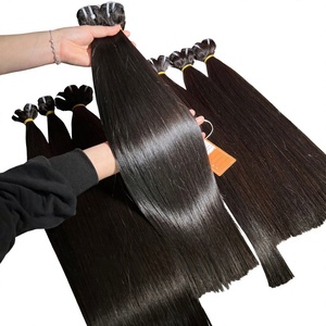 Extensiones de Cabello Humano Vietnamita 100% Remy, Liso Sedoso, con Cutícula Alineada, Doble Trama a Máquina, Aptas para Todos los Colores - Product Image 1