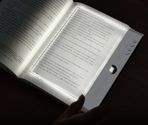 Lampada da Lettura LED a Pannello Piatto, Ricaricabile USB, Portatile per Scrivania e Comodino, Lampada da Studio per Studenti, Luce Notturna 2 in 1 per Interni - Product Image 1