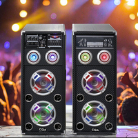 Système de sonorisation PA pour DJ, karaoké, ensemble d'enceintes multimédias actives avec télécommande, micro intégré pour téléphone portable et ordinateur