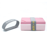 Sangle de table rectangulaire de haute qualité, 800ml, 1000 ml, bande élastique, conteneur de boîte à déjeuner, sangle élastique écologique
