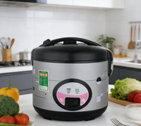Autocuiseur Électrique Multifonction Intelligent Mini Portable 1L 1.5L 1.8L 2.2L avec Tasse Mesureuse et Revêtement Antiadhésif pour Usage Domestique - Vente en Gros