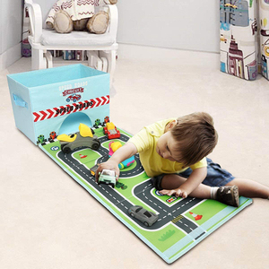 Nouvelle boîte de rangement <span class=keywords><strong>pour</strong></span> <span class=keywords><strong>jouets</strong></span> en tissu, <span class=keywords><strong>coffre</strong></span> à <span class=keywords><strong>jouets</strong></span> coloré avec tapis, organisateur de rangement <span class=keywords><strong>pour</strong></span> <span class=keywords><strong>jouets</strong></span> avec couvercle <span class=keywords><strong>pour</strong></span> placard et maison - Product Image 3
