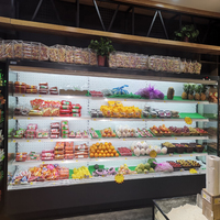 Réfrigérateur de supermarché présentoir de fruits Commercial réfrigérateur vertical réfrigéré vitrine de boissons prix de l'équipement