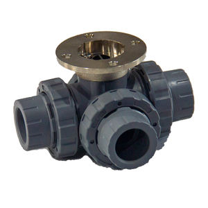 इलेक्ट्रिक बॉल वाल्व dn20 pn10 3 रास्ता मोटर चालित बॉल वाल्व प्लास्टिक pvc अपअपक प्रवाह नियंत्रण पानी के लिए मोटर चालित इलेक्ट्रिक बॉल वाल्व - Product Image 5