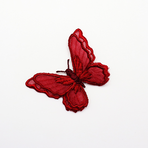 أزياء مطرزة مطرزة شكل فراشة بقع الملابس الدانتيل بو تصميم مخصص للقبعة الملابس خياطة على - Product Image 5