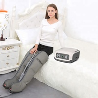 Pompe à air à compression séquentielle pour lymphœdème à 4 chambres |   Appareil de massage pour la récupération des jambes par pressothérapie lymphatique, dispositif de physiothérapie pour la thrombose veineuse profonde