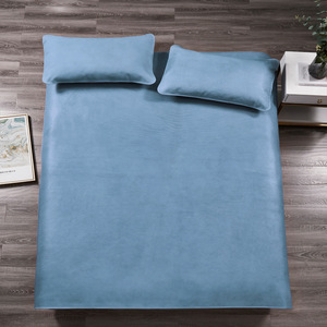 ผ้าปูที่นอนหนังวัวอีโค่ คิงมู ขนาด 1.8 ม. 1.5 ม. พับได้ สีพื้น สำหรับใช้ในบ้าน - Product Image 3