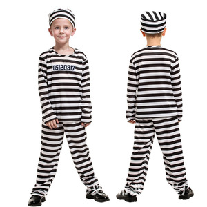 Disfraz de Halloween al por Mayor, Nuevo Diseño, Disfraces Infantiles, Disfraz de Cosplay para Fiesta de Halloween, Juego de Roles de Prisionero para Niños - Product Image 1