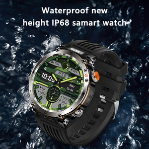 2025 nuovo orologio intelligente HT30 GPS impermeabile Design originale per gli uomini BT Call Monitor della salute con torcia a LED 100 + sport - Product Image 3