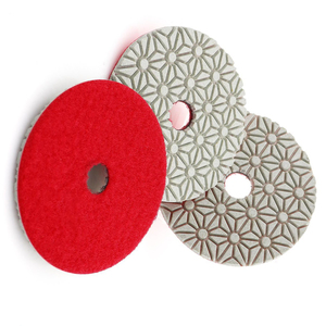 PEXMIENTAS pierre marbre granit sol en béton résine Flexible humide sec 3 étapes diamant sol tampons de polissage outils de polissage - Product Image 4