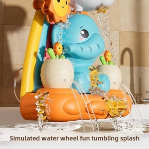 SY éléphant douche paradis Spin amusant tuyau d'eau en plastique bébé salle de bain bain douche <span class=keywords><strong>jouet</strong></span> pour 0-3 ans - Product Image 3