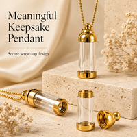 Collier diffuseur d'huiles essentielles rechargeable, pendentif aromathérapie, bijou pour soulager le stress, flacon de pierres de guérison