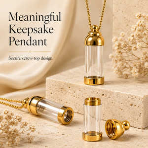 Collana con Ciondolo Diffusore di Oli Essenziali Ricaricabile, Gioiello per Aromaterapia con Pietra Curativa per Alleviare lo Stress - Product Image 6