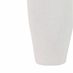 Vaso in ceramica testurizzata bianco e blu, grande vaso decorativo per fiori, per soggiorno, decorazioni per la casa in stile costiero - Product Image 5