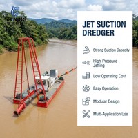 Kapal Pompa Pasir Hisap Jet untuk Ekstraksi Kerikil dan Penambangan Pasir Sungai