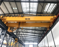 Nouvelle grue à double poutre avec palan électrique à câble, dotée d'un moteur et d'une boîte de vitesses PLC pour le levage en atelier