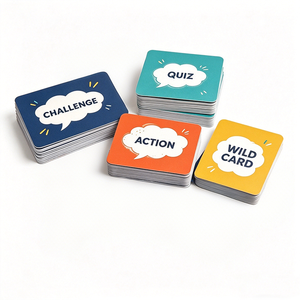 Jeu de société personnalisé pour adultes, fabriqué en usine, jeu de cartes portable sur mesure avec boîte pour la famille et les couples, possibilité d'ajouter un logo personnalisé - Product Image 5