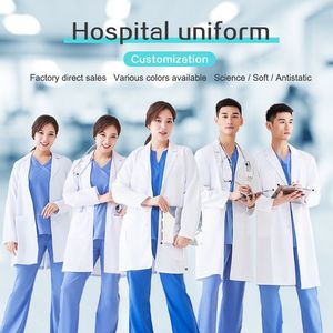 Camice da Laboratorio Personalizzato con Logo, per Studenti, Veterinari, Medici, Chirurghi, Farmacisti, Bianco, Premium, Resistente, per Lavoro Clinico - Product Image 3