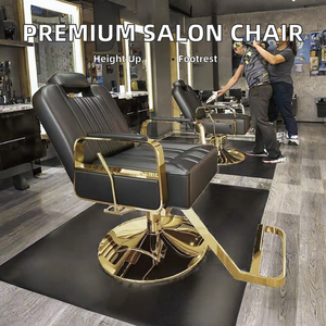 Sillón de Peluquería Multifuncional de Cuero Duradero de Alta Calidad con Función de Masaje Hidráulico - Product Image 2