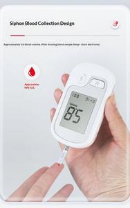 เครื่องวัดระดับน้ำตาลในเลือดและเครื่องวิเคราะห์กรดยูริก ราคาโรงงาน อุปกรณ์ตรวจเบาหวานสำหรับคลินิกและเครื่อง<span class=keywords><strong>ตรวจ</strong></span>วัดระดับน้ำตาลในเลือดที่บ้าน - Product Image 5