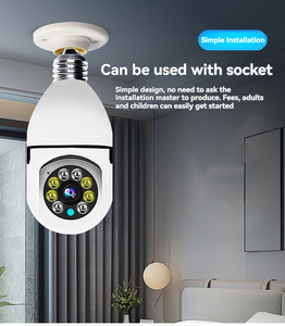 Cámara con bombilla inalámbrica de visión <span class=keywords><strong>nocturna</strong></span> E27 de dos Audio 360 CCTV Mini seguridad IP <span class=keywords><strong>oculta</strong></span> red Digital 5G/2,4G Wi-Fi CMOS Sensor - Product Image 3
