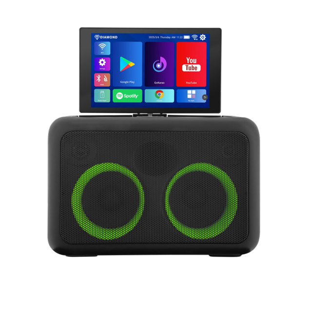 2025 Patent Most Popular Patent WiFi Portable Speaker Karaoke Party Speaker with Powerful Bass Smart Karaoke Audio
