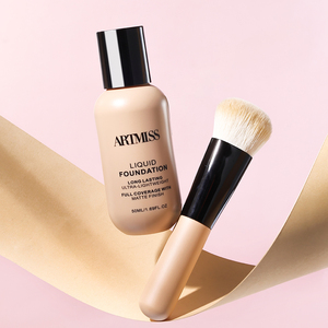 Personalizado 154 colores (personalizado) mate impermeable líquido oscuro corrector SPF juego de brochas para base FUNCIÓN DE Control de aceite Etiqueta Privada - Product Image 2