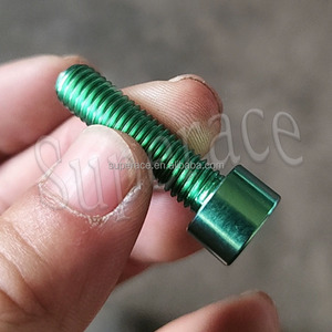 Nouveau boulon à six pans creux Superace Titanium GR5 M3-M20, vis arc-en-ciel bleu brûlé noir or pour moto et vélo - Product Image 2